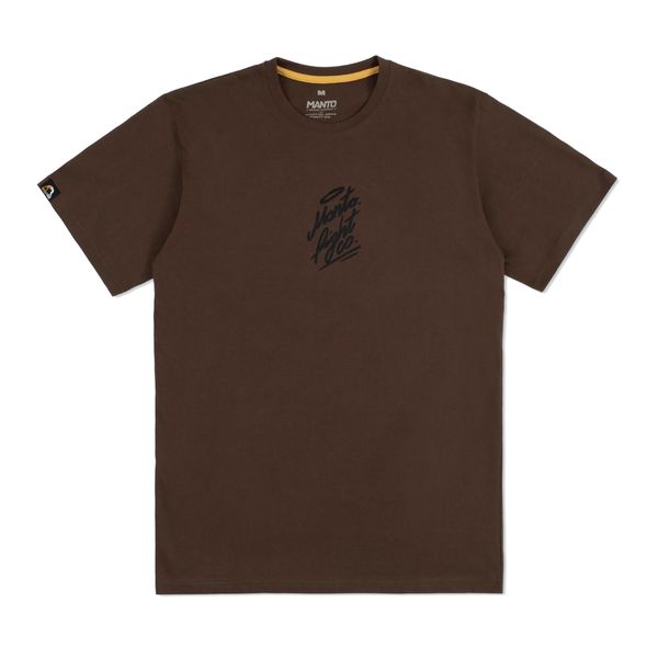 Koszulka MANTO Dealer. Brązowe bluzki MANTO, xs, bez wzorów, sportowe, bez kołnierzyka, bez ramiączek. Za 87,99 zł.