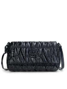 Monnari Torebka TORIMP0-24Z-BAG4840-K020D000-R00 Czarny. Czarne listonoszki Monnari, bez wzorów, z materiału, bez dodatków. Za 239,99 zł.