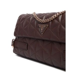 Torebka Guess. Brązowe torebki klasyczne Guess, z aplikacjami, bez dodatków. Za 589,99 zł.