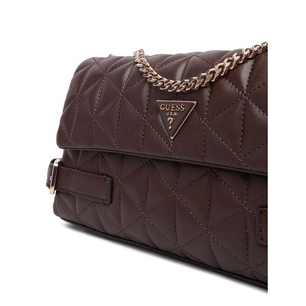 Torebka Guess. Brązowe torebki klasyczne Guess, z aplikacjami, bez dodatków. Za 589,99 zł.