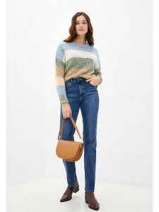 Wrangler Dżinsy "Hudson" - Regular fit - w kolorze niebieskim rozmiar: W27/L32. Niebieskie jeansy Wrangler, z aplikacjami, z bawełny, z podwyższonym stanem. Za 100,99 zł.