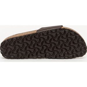 Klapki damskie Birkenstock Madrid BS (0040393). Brązowe klapki Birkenstock, bez wzorów, bez obcasa. Za 269,99 zł.