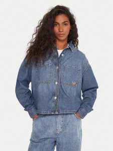 Roxy Koszula jeansowa Another Reflect ERJWT03704 Niebieski Regular Fit. Niebieskie koszule Roxy, xs, bez wzorów, z bawełny, bez kołnierzyka, bez ramiączek. Za 269,99 zł.