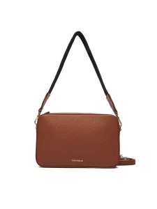 Coccinelle Torebka MN5 Tebe E5 MN5 52 01 01 Brązowy. Brązowe torebki klasyczne Coccinelle, bez wzorów, ze skóry, bez dodatków. Za 659,99 zł.