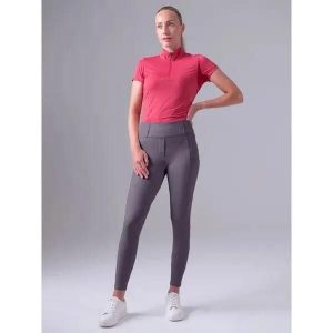 Damskie legginsy jeździeckie o średniej przyczepności PS of Sweden Katja Riding. Szare legginsy PS OF SWEDEN, bez wzorów. Za 368,00 zł.