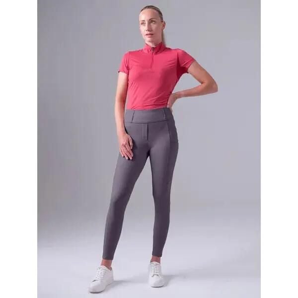 Damskie legginsy jeździeckie o średniej przyczepności PS of Sweden Katja Riding. Szare legginsy PS OF SWEDEN, bez wzorów. Za 368,00 zł.