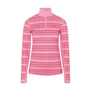 Damski sweter 1/2 zip Kari Traa Lilja. Czerwone swetry klasyczne Kari Traa, bez kołnierzyka. Za 342,00 zł.
