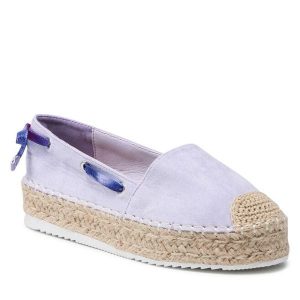 Espadryle Jenny Fairy. Fioletowe espadryle Jenny Fairy, bez wzorów, bez obcasa. Za 119,99 zł.
