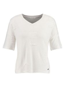 KEY LARGO Koszulka "Signature" w kolorze białym rozmiar: XL. Białe bluzki KEY LARGO, xl, bez wzorów, bez kołnierzyka, bez ramiączek. Za 100,75 zł.