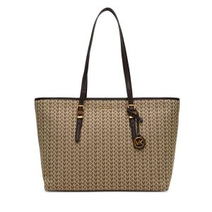 Torebka MICHAEL Michael Kors. Brązowe shopper bag MICHAEL Michael Kors, bez wzorów, bez dodatków. Za 799,99 zł.