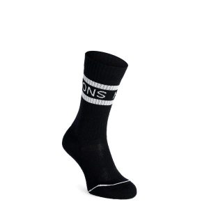 Skarpety turystyczne Mons Royale Signature Crew Sock. Szare skarpetki Mons Royale, bez wzorów. Za 96,99 zł.