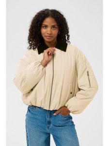 Kaffe Kurtka przejściowa w kolorze beżowym rozmiar: 40. Brązowe kurtki Kaffe, bez wzorów, bez kaptura. Za 252,99 zł.