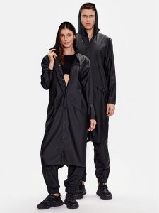 Rains Kurtka przeciwdeszczowa 18360 Czarny Regular Fit. Czarne kurtki Rains, m, bez wzorów, z syntetyku, bez kaptura. Za 399,99 zł.
