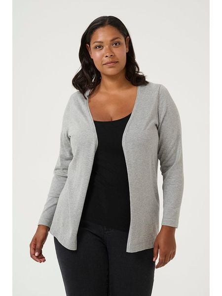 Kaffe Kardigan w kolorze jasnoszarym rozmiar: XL. Szare kardigany Kaffe. Za 70,08 zł.