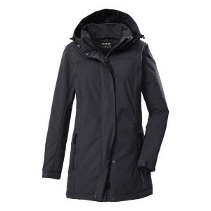 Damska wodoodporna kurtka softshell Killtec GW 36. Brązowe kurtki KILLTEC, bez wzorów, z softshellu, bez kaptura. Za 594,80 zł.