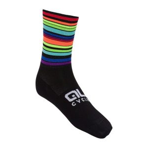 Skarpety rowerowe Alé Flash. Niebieskie skarpetki Ale Cycling, bez wzorów. Za 47,99 zł.