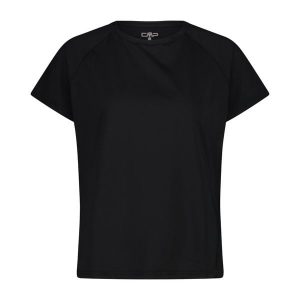 Koszulka damska turystyczna CMP 34N1606. Czarne bluzki CMP, l, bez wzorów, sportowe, bez kołnierzyka, bez ramiączek. Za 160,00 zł.