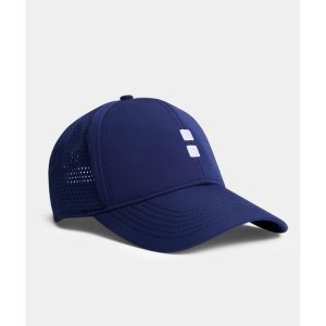 Czapka klubowa Navy. Niebieskie czapki NORDICDOTS, bez wzorów, sportowe. Za 86,00 zł.