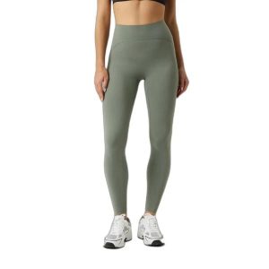 Eleganckie legginsy damskie Björn Borg. Szare legginsy Björn Borg, bez wzorów, z elastanu, z podwyższonym stanem, długie. Za 319,50 zł.