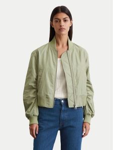 Marc O'Polo Kurtka bomber 506 1270 70033 Zielony Regular Fit. Zielone kurtki Marc O'Polo, bez wzorów, z syntetyku, bez kaptura. Za 589,99 zł.