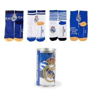 Real Madryt skarpetki junior 4 pary 2900003012 wielokolorowy 31-34. Skarpetki REAL MADRID, bez wzorów. Za 79,00 zł.