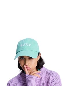 Czapka dla Kobiety SUMMER BREEZY Zielony. Zielone czapki Roxy, bez wzorów, z bawełny. Za 129,99 zł.