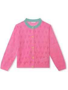 Billieblush Kardigan w kolorze różowo-zielonym rozmiar: 98. Różowe kardigany Billieblush, ze splotem. Za 118,45 zł.