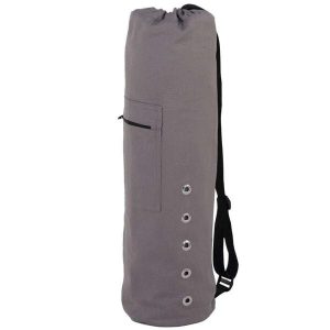 Torba na matę do jogi Bodhi Canvas Bag - szary. Szare torby podróżne i sportowe BODHI, bez wzorów, z bawełny, na ramię, małe. Za 99,00 zł.