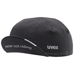 Czapka pod kask UVEX Cycling cap. Czarne czapki UVEX, bez wzorów, sportowe. Za 99,90 zł.