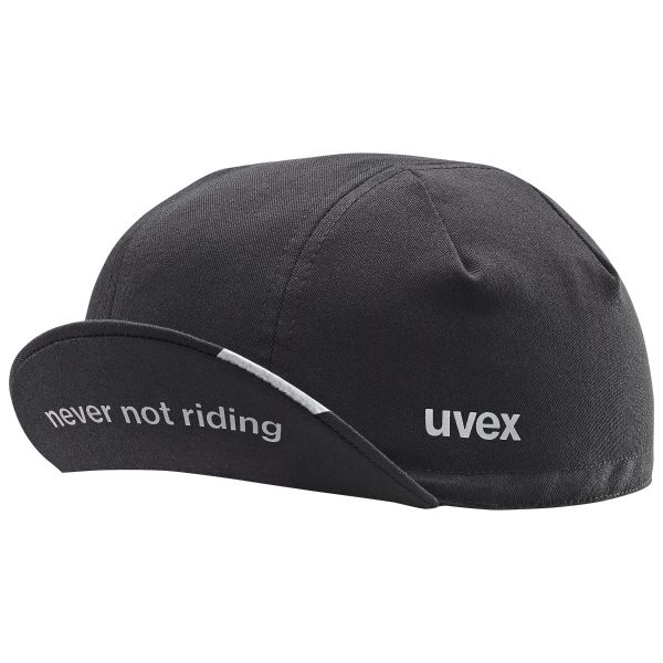 Czapka pod kask UVEX Cycling cap. Czarne czapki UVEX, bez wzorów, sportowe. Za 99,90 zł.