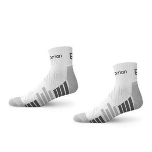 Skarpety sportowe bawełniane Salomon Active 2PAK. Czarne skarpetki Salomon, bez wzorów, z bawełny. Za 29,90 zł.