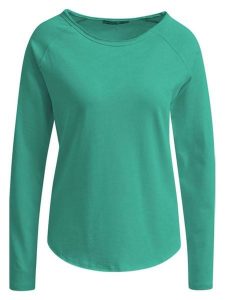 Smith & Soul Koszulka w kolorze zielonym rozmiar: L. Zielone bluzki Smith & Soul, l, bez wzorów, z bawełny, bez kołnierzyka, bez ramiączek. Za 86,99 zł.