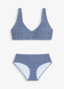 Bikini (2 części). Białe bikini bonprix, bez wzorów. Za 132,99 zł.
