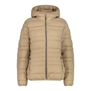 Kurtka damska turystyczna CMP 34K3116. Białe kurtki CMP, na zimę, xs, bez wzorów, z puchu, bez kaptura. Za 459,99 zł.