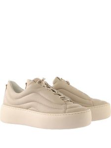 Högl Skórzane sneakersy "Pad" w kolorze beżowym rozmiar: 38,5. Brązowe trampki HÖGL, bez wzorów, bez zapięcia. Za 394,38 zł.