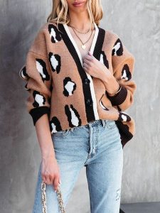 Milan Kiss Kardigan w kolorze karmelowo-czarnym rozmiar: S. Brązowe kardigany Milan Kiss. Za 152,99 zł.