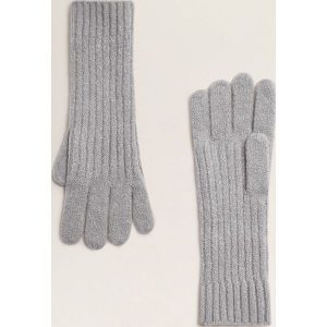 Mango - Rękawiczki Fun. Czerwone rękawiczki marki Mango, z dzianiny. Za 49,90 zł.