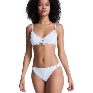 Dół bikini dla Kobiety ROXY ISLAND Biały. Białe bikini Roxy, bez wzorów, z elastanu. Za 149,99 zł.
