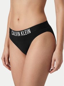 Calvin Klein Swimwear Dół od bikini LV00Q61221 Czarny. Czarne bikini Calvin Klein Swimwear, bez wzorów, z syntetyku. Za 189,99 zł.