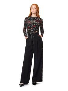 Scotch & Soda Spodnie w kolorze czarnym rozmiar: M. Czarne spodnie z wysokim stanem Scotch & Soda, bez wzorów, z materiału, z podwyższonym stanem. Za 284,95 zł.