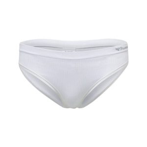 Damskie figi bezszwowe Hummel Juno Hipster. Białe figi Hummel, bez wzorów, z bawełny. Za 74,15 zł.