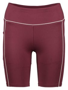 Copenhagen Studios Szorty sportowe w kolorze bordowym rozmiar: XS. Czerwone spodenki sportowe Copenhagen Studios, xs, bez wzorów, z materiału, z podwyższonym stanem, outdoorowe. Za 61,31 zł.