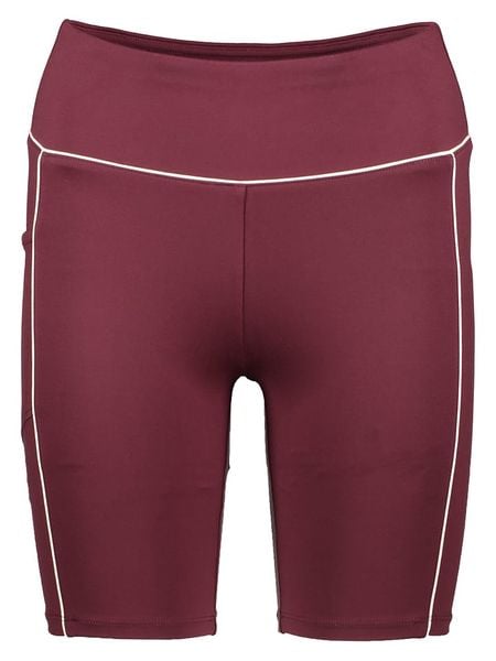 Copenhagen Studios Szorty sportowe w kolorze bordowym rozmiar: XS. Czerwone spodenki sportowe Copenhagen Studios, xs, bez wzorów, z materiału, z podwyższonym stanem, outdoorowe. Za 61,31 zł.