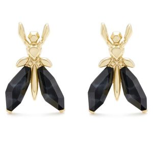 Kolczyki Patrizia Pepe. Czarne kolczyki Patrizia Pepe. Za 379,99 zł.