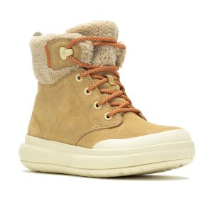 Buty damskie Merrell Marquette Thermo Lace Wp. Czarne buty trekkingowe Merrell, bez zapięcia. Za 599,99 zł.