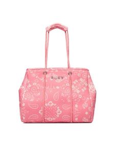Roxy Torebka CBWEO-ROXY-M-002-09 Różowy. Czerwone shopper bag Roxy, bez wzorów, z materiału, bez dodatków. Za 169,99 zł.