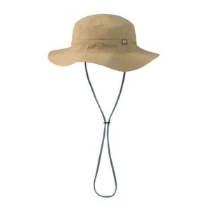 Kapelusz BUFF EXPLORE BOONEY HAT SOLID. Brązowe kapelusze Buff, bez wzorów. Za 179,99 zł.