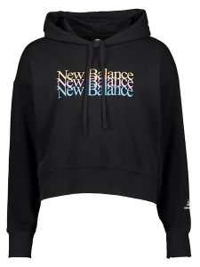 New Balance Bluza "Essentials Celebrate" w kolorze czarnym rozmiar: XL. Czarne bluzy New Balance, xl, bez wzorów, z kapturem. Za 109,78 zł.