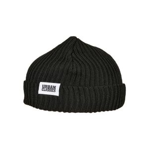Czapka Urban Classics recycled yarn fisherman. Czarne czapki Urban Classics, bez wzorów. Za 40,50 zł.
