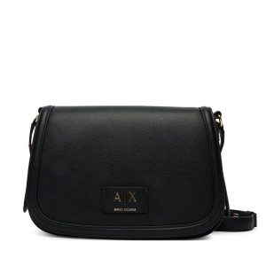 Torebka Armani Exchange. Czarne torebki klasyczne Armani Exchange, bez wzorów, bez dodatków. Za 629,99 zł.